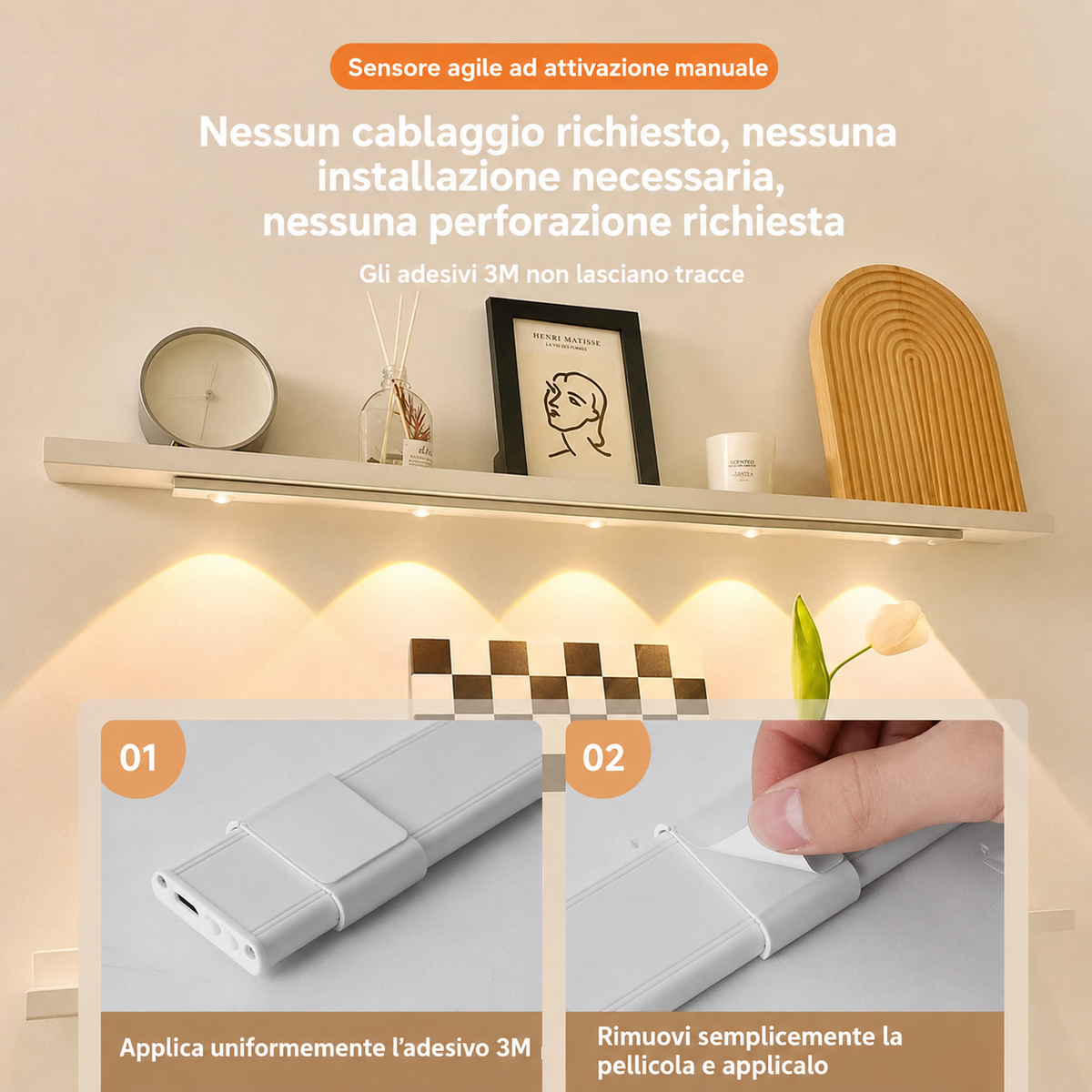 LucePrima™ —La luce che
si accende quando serve.