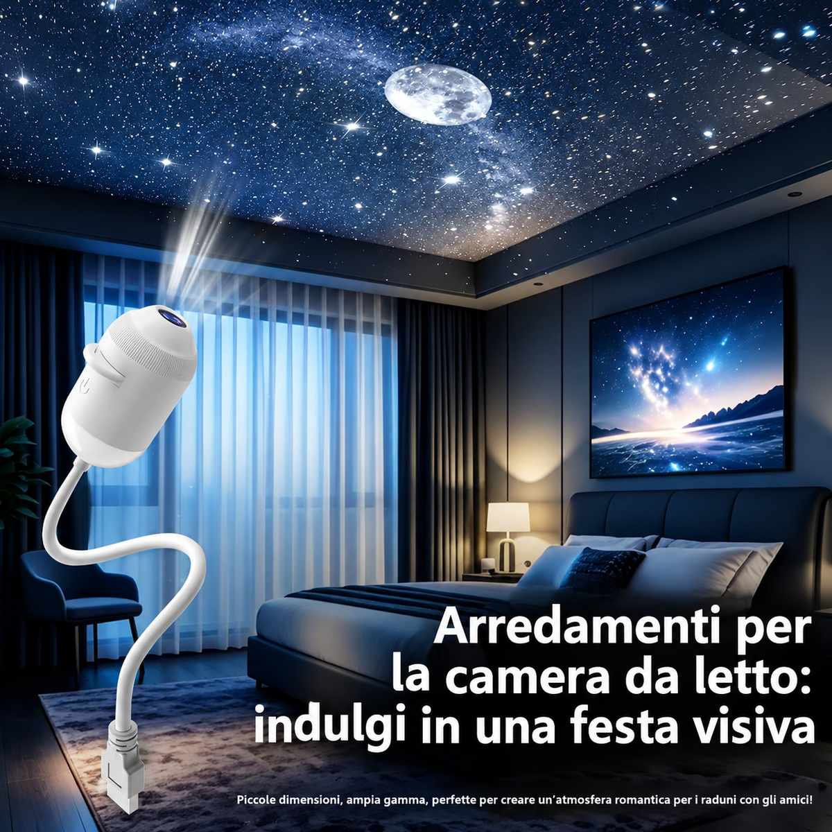 GalaxyGlow™ Proiettore Galassia