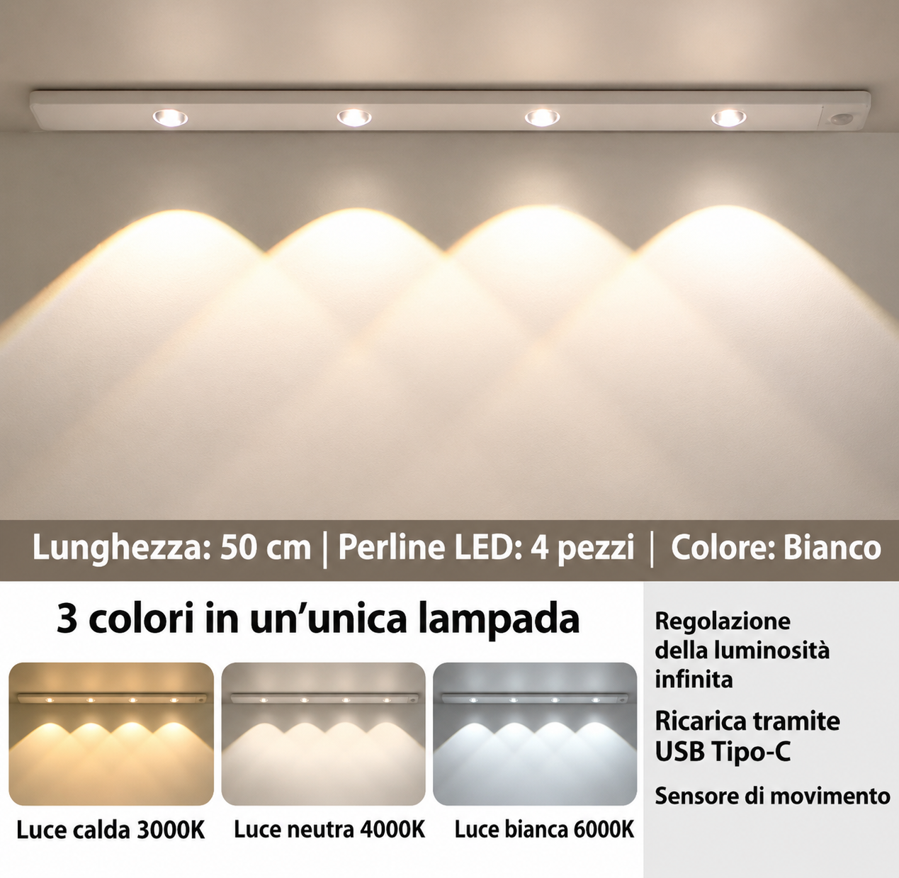 LucePrima™ —La luce che
si accende quando serve.