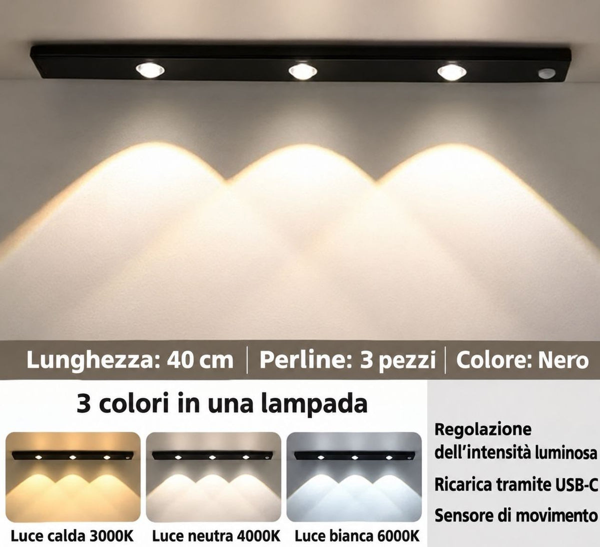 LucePrima™ —La luce che
si accende quando serve.
